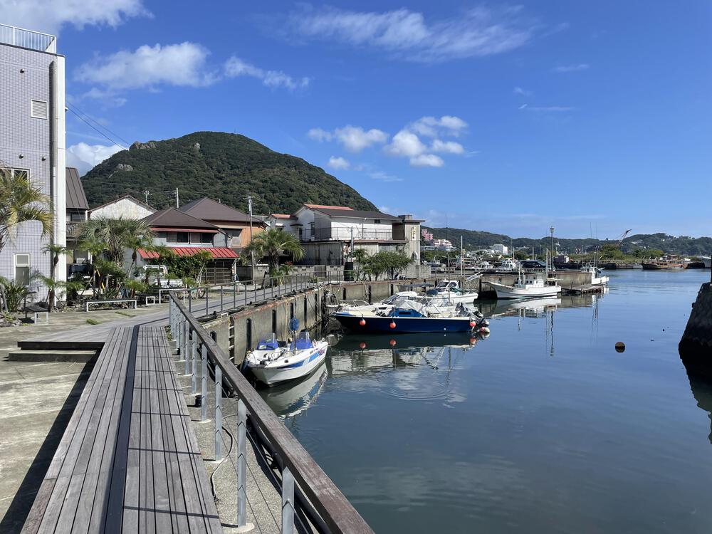 下田港町をまわる4km