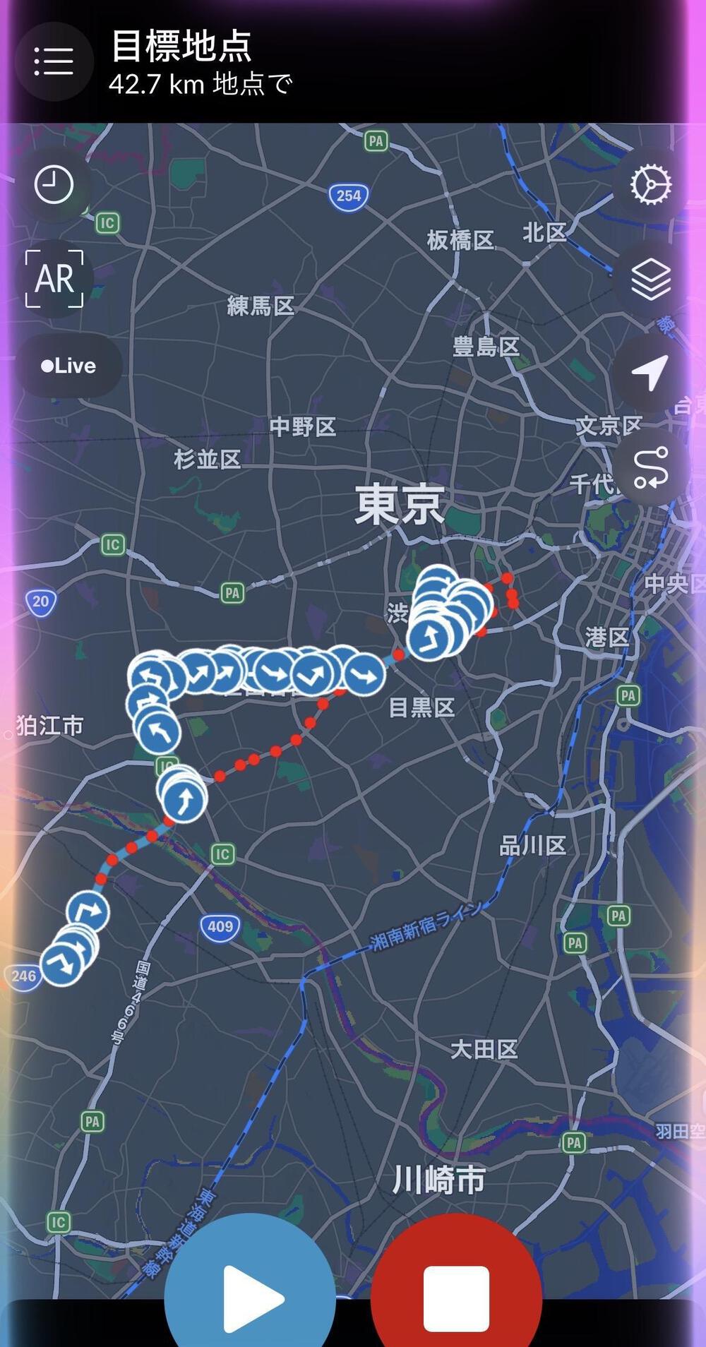 年明けフルマラソンコース