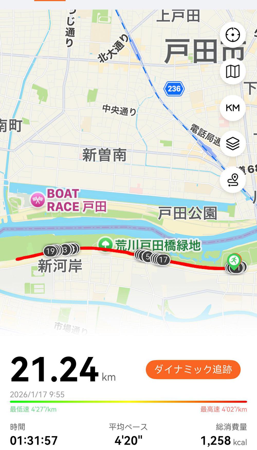 月例板橋マラソン