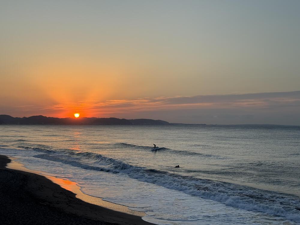 【11km】藤沢駅〜鎌倉高校前　往復コース　綺麗な朝日を見れる最高のコース