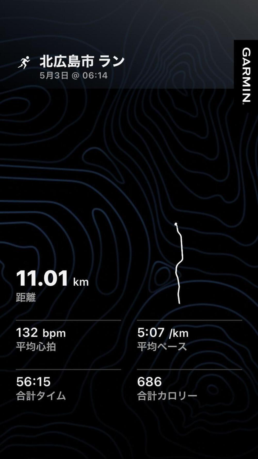 旅先runその1