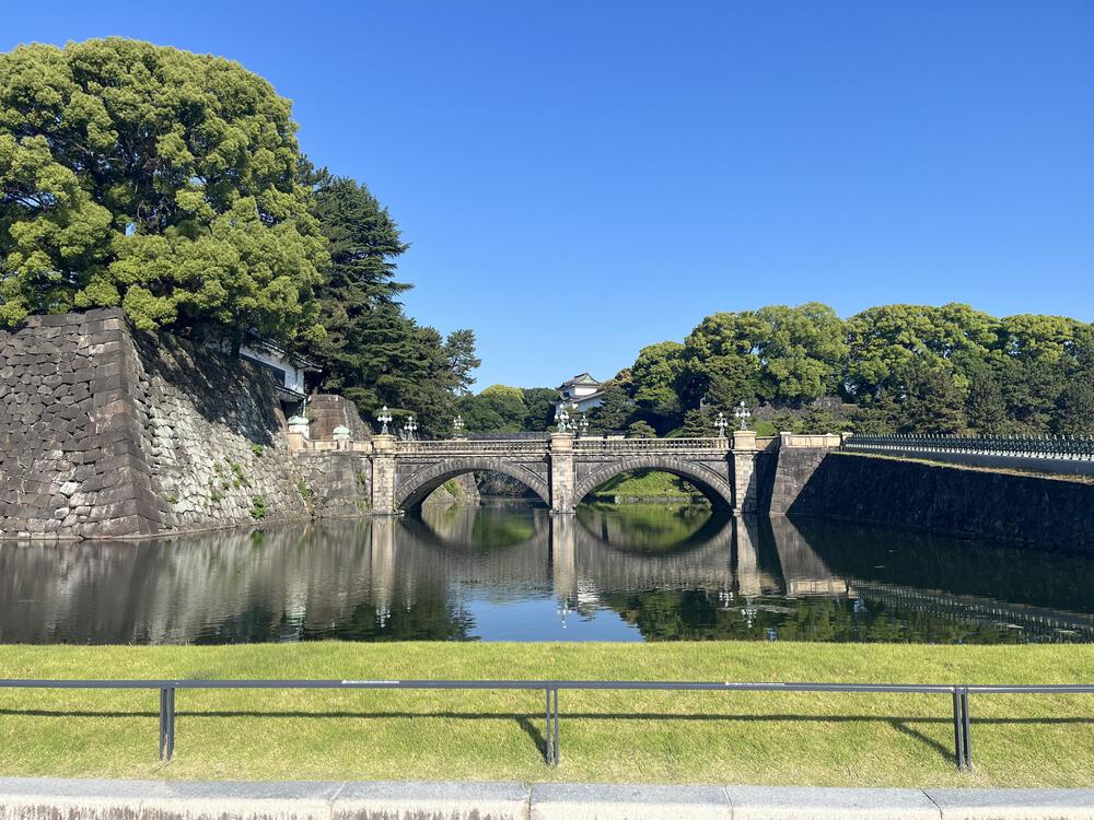 日曜7時、人少ないから走りやすいです。