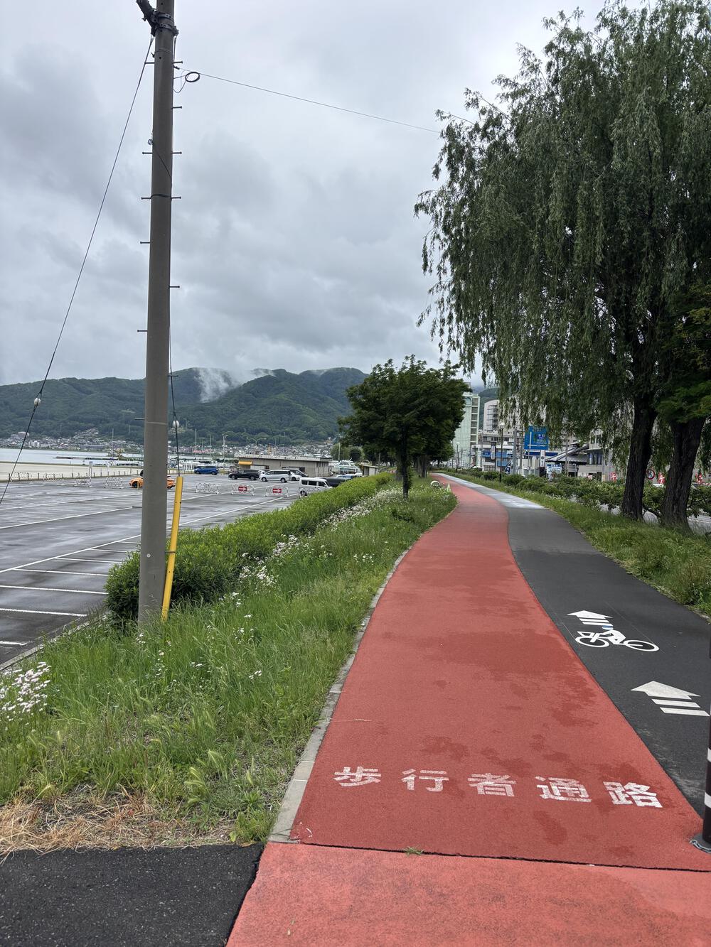諏訪湖周回コース