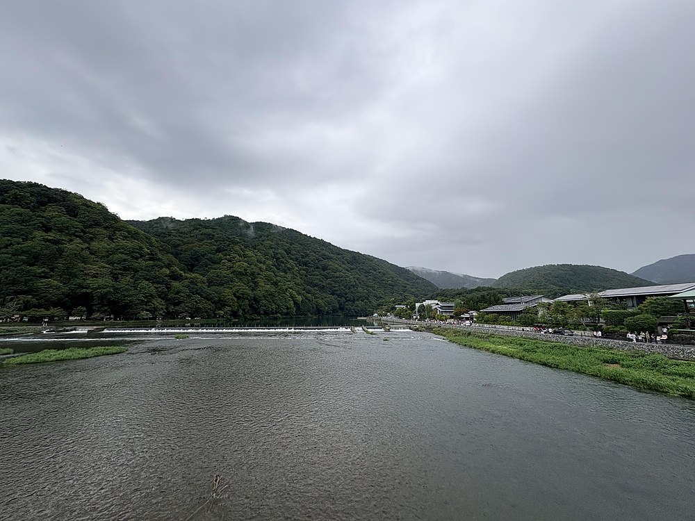 天山の湯〜嵐山　往復３km
