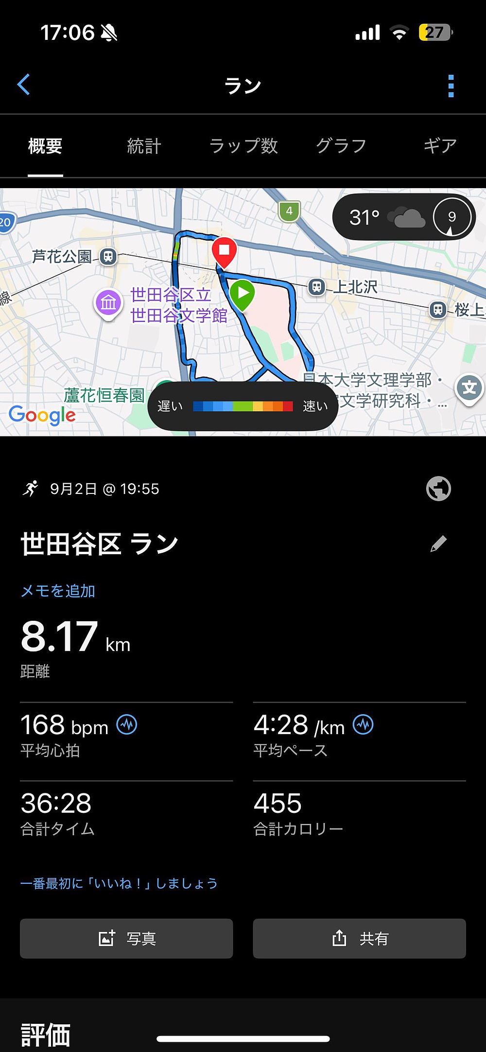 今日も一日