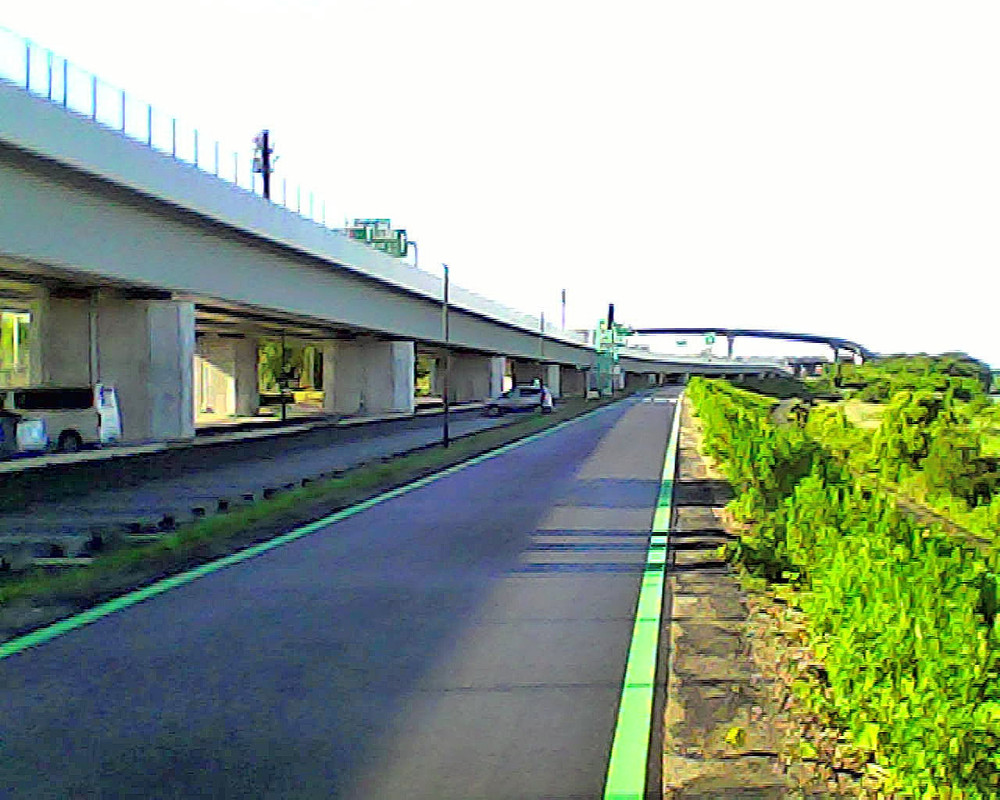 さがみグリーンライン開通部分 中野公園脇 海老名運動公園脇 ランニングコース丨ラントリップ Runtrip