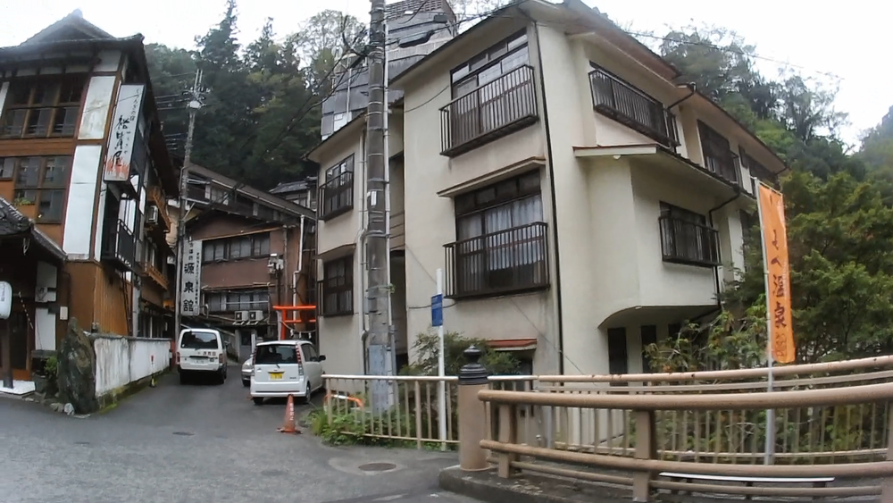 山梨県身延、信玄公隠し湯『下部温泉」～鉱山村湯之奥集落１０キロ