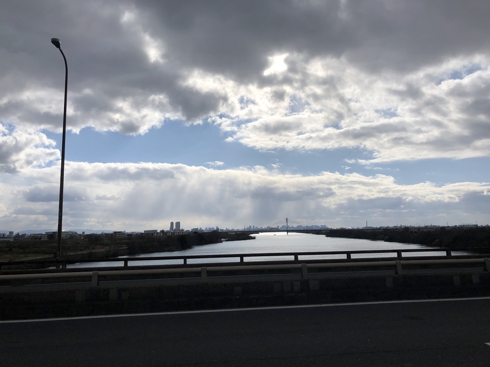 淀川河川敷 淀川新橋～鳥飼大橋11km！の写真4