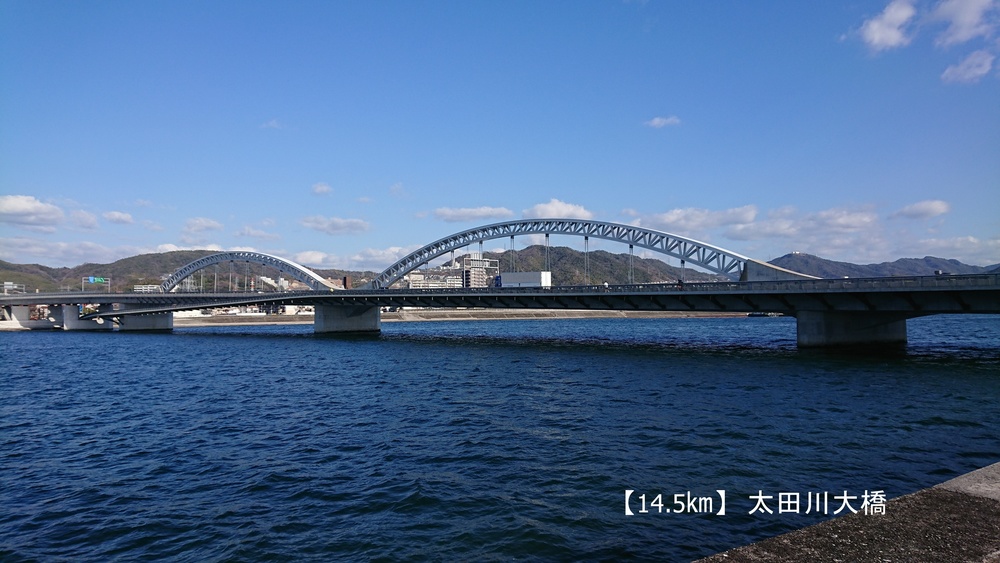 【ロード30㎞】広島駅から宮島口駅まで　～いくつもの橋を越えて～の写真5