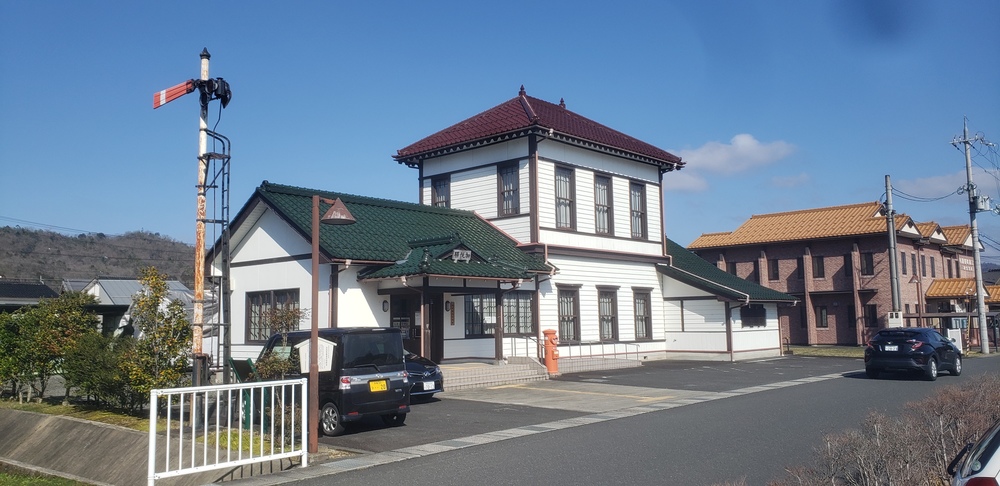 加悦鉄道 廃線跡 ジョグの写真4