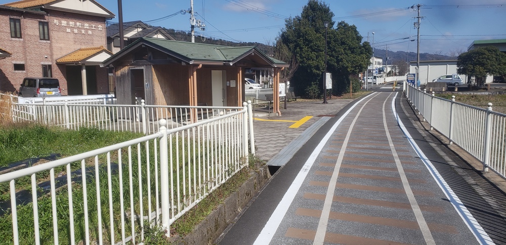 加悦鉄道 廃線跡 ジョグの写真6