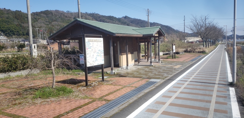 加悦鉄道 廃線跡 ジョグの写真8