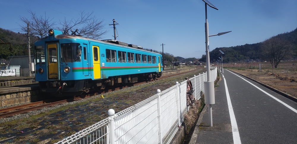 加悦鉄道 廃線跡 ジョグの写真10