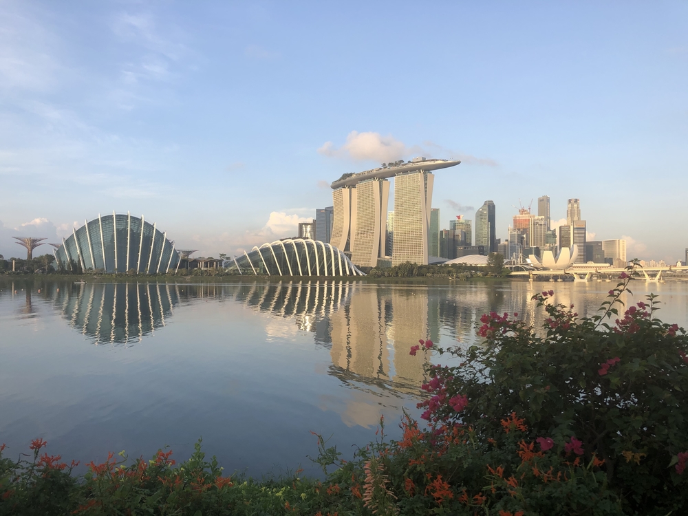 早朝のマリーナベイからマリナバラージへの写真6