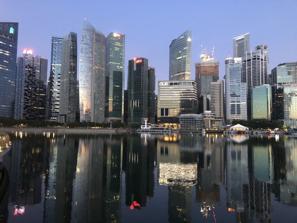 マリナベイからニコルハイウェイを経由してマーライオンパーク方面にの写真4