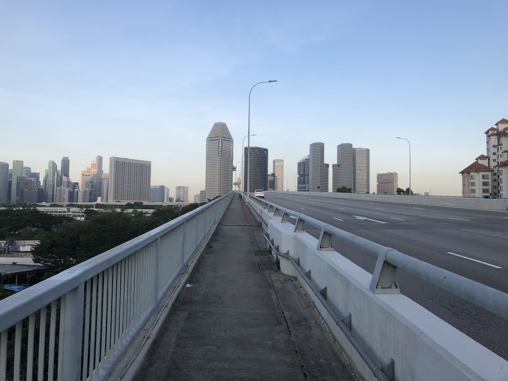 マリナベイからニコルハイウェイを経由してマーライオンパーク方面にの写真15