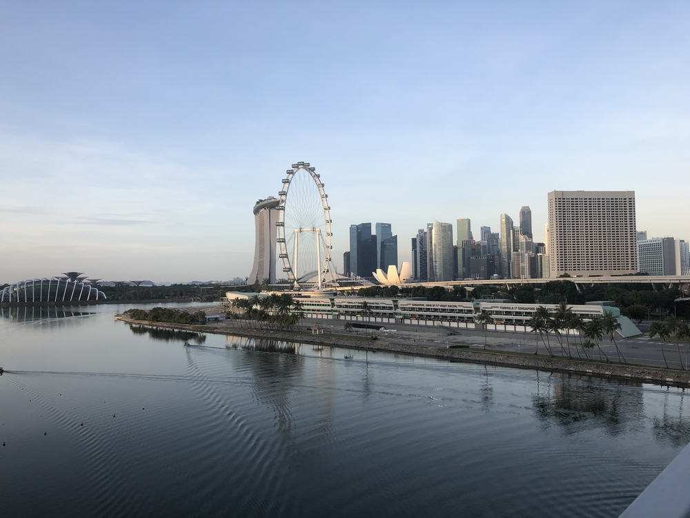 マリナベイからニコルハイウェイを経由してマーライオンパーク方面にの写真16