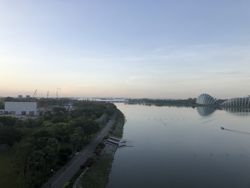 マリナベイからニコルハイウェイを経由してマーライオンパーク方面にの写真17