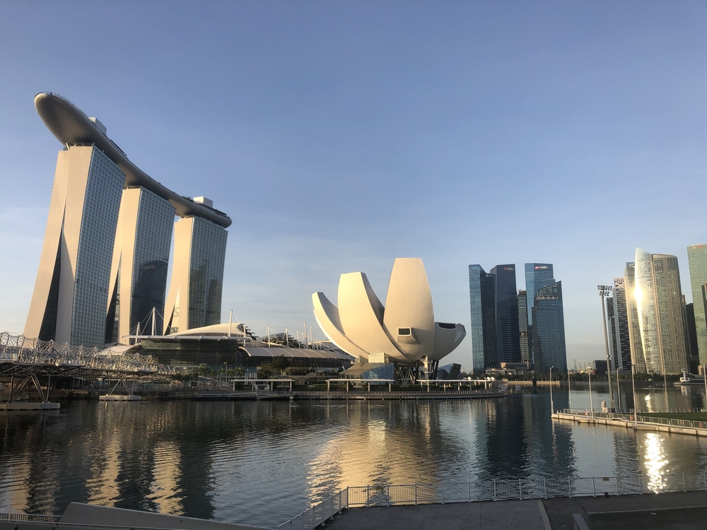 マリナベイからニコルハイウェイを経由してマーライオンパーク方面にの写真19