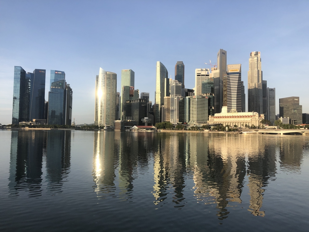 マリナベイからニコルハイウェイを経由してマーライオンパーク方面にの写真20