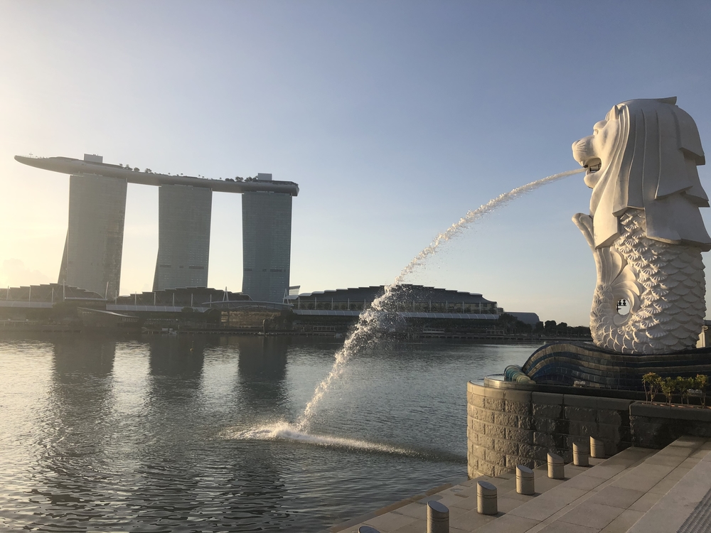 マリナベイからニコルハイウェイを経由してマーライオンパーク方面にの写真21