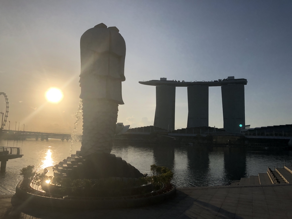 マリナベイからニコルハイウェイを経由してマーライオンパーク方面にの写真22