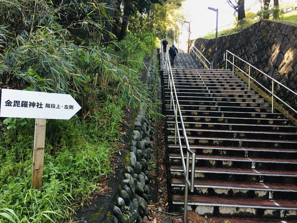 多摩川と３大登り（中大トンネル、耳をすませばの金毘羅宮、桜ヶ丘公園）の周回コースの写真13