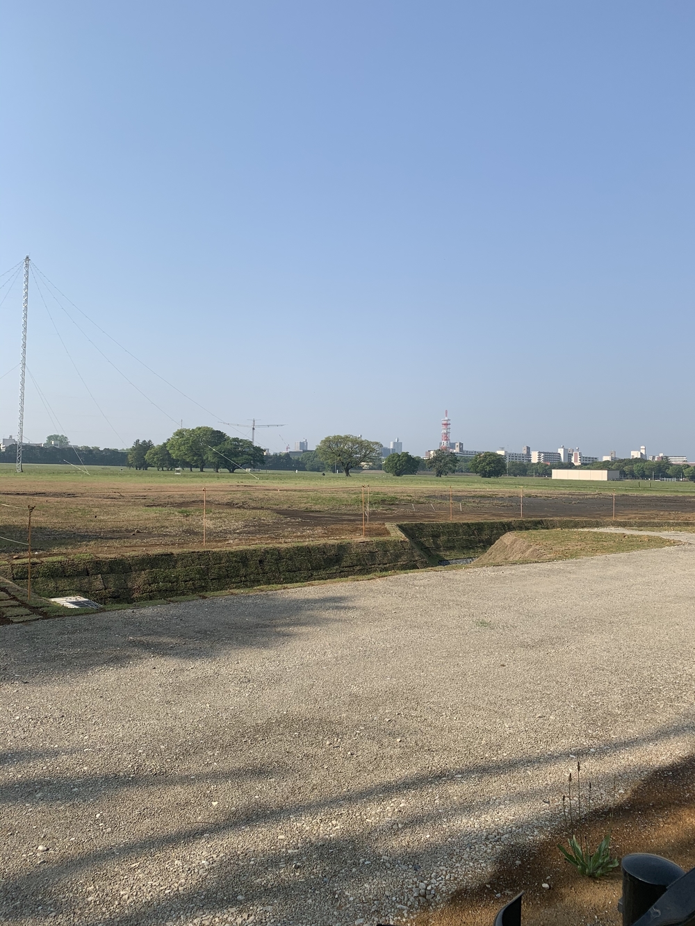 アメリカから所沢に返還された道を駆け抜けるの写真13