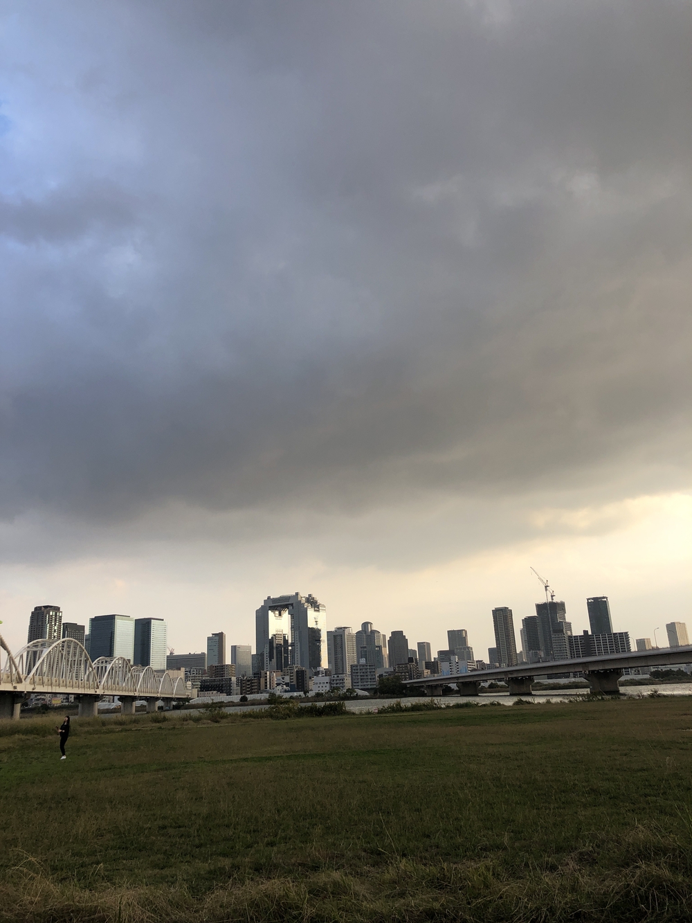 淀川河川敷 西中島地区から国道2号線、長柄橋往復10km！の写真4