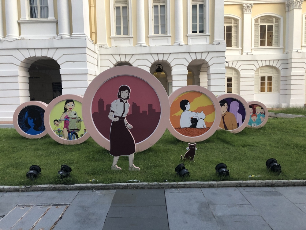 シンガポールお絵描きラン（６）ゴリラ？ドテチン？の写真6