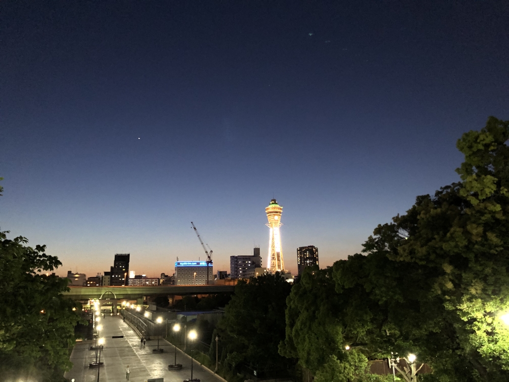 通天閣とOSAKAモニュメント見に行くランの写真6