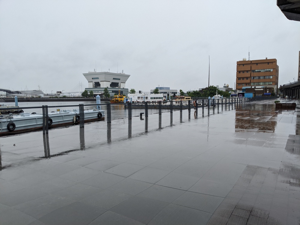 雨の横浜名所ぶらりランの写真4