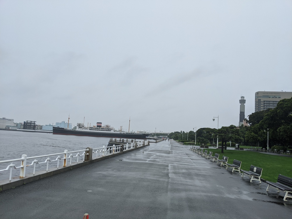 雨の横浜名所ぶらりランの写真5