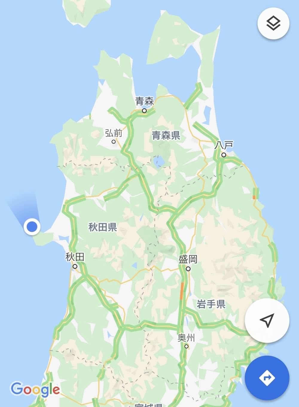 入道埼灯台 往復コースの写真5