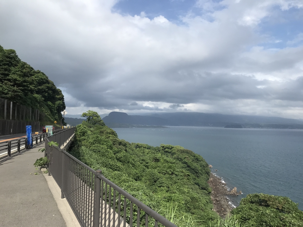 アップダウンありのなかなかハードな桜島1周コースの写真6