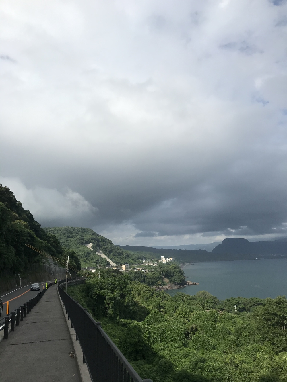 アップダウンありのなかなかハードな桜島1周コースの写真7