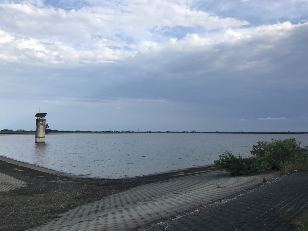 渡瀬遊水池（谷中湖）でポッキーラン（11.11km）のハートの風船お絵描きランの写真14