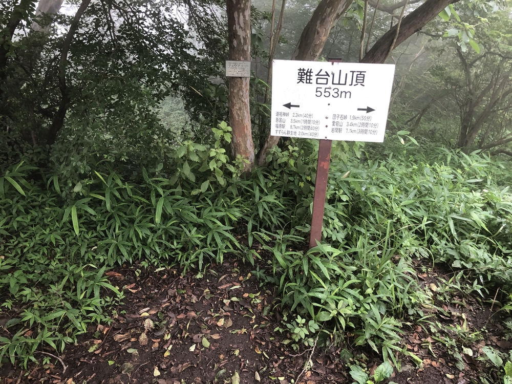 愛宕山難台山吾国山駅から縦走15キロ弱の写真4