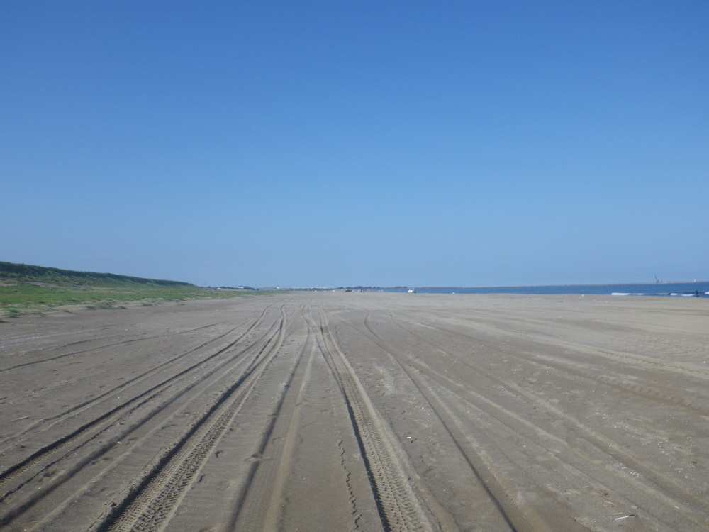 内灘海岸砂浜ランの写真3