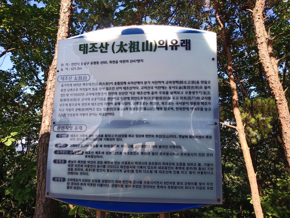 韓国　チョナン 太祖山トレイルの写真6