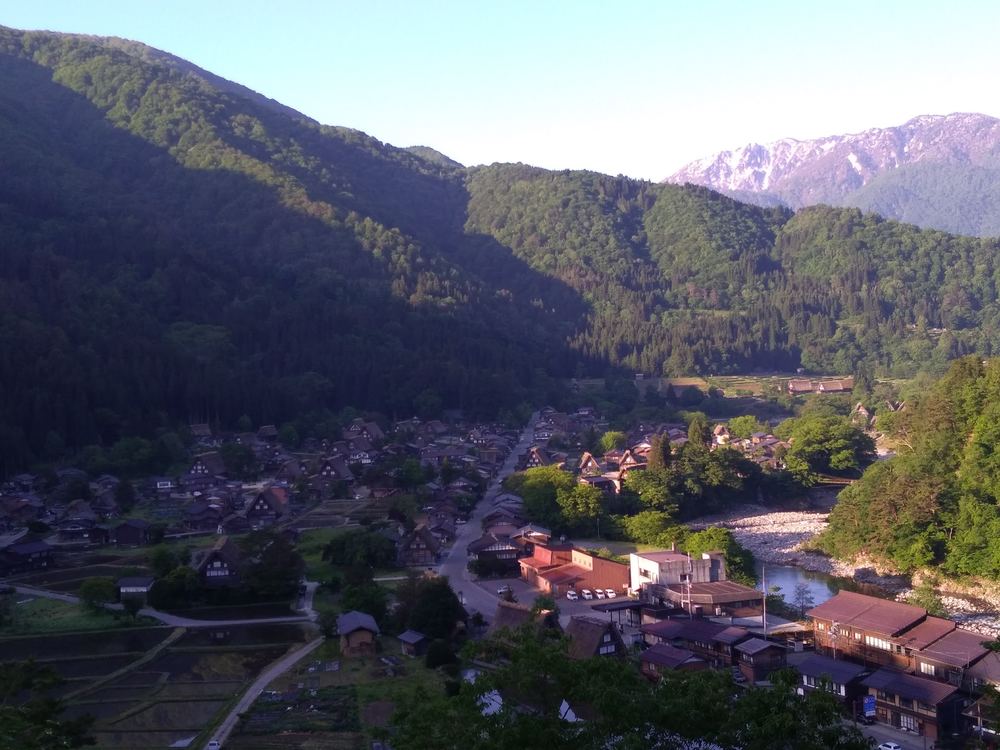 岐阜　白川郷　展望台ーであい橋の写真4