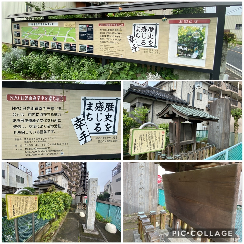 日光道中（街道）幸手宿をゆくの写真9