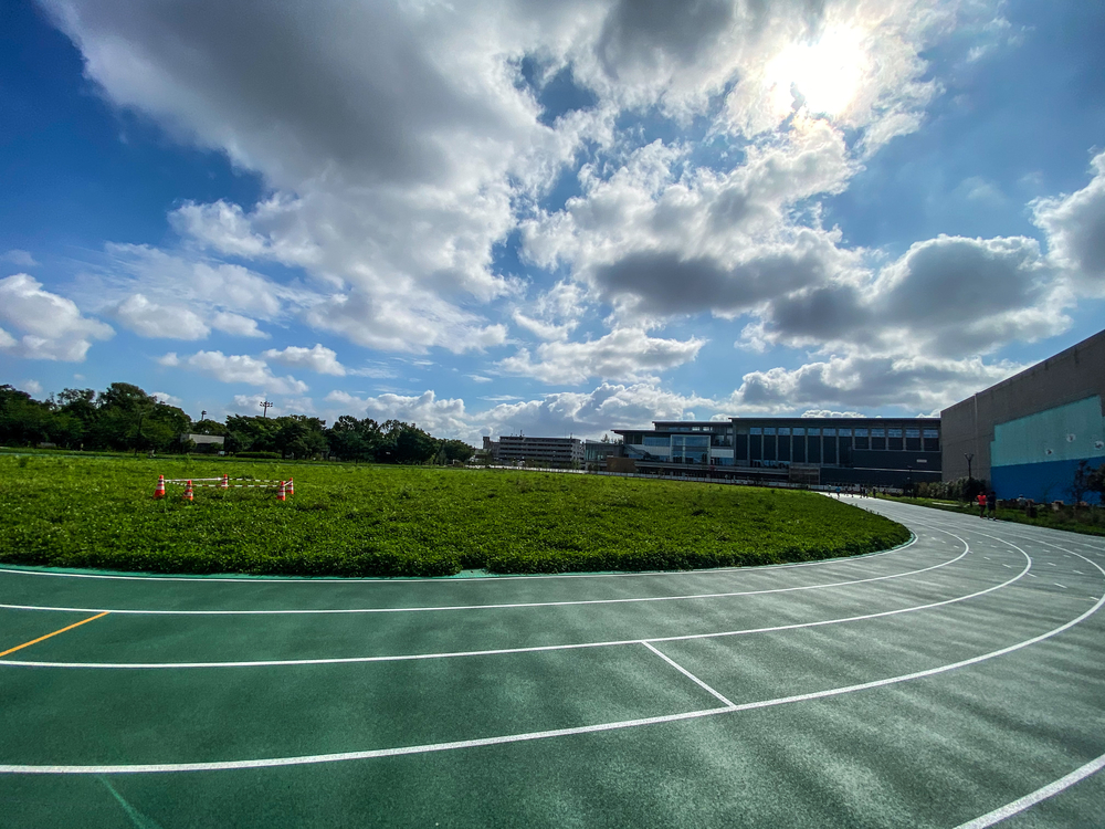 たぶん激レアな緑の300mトラック【平和の森公園】の写真3