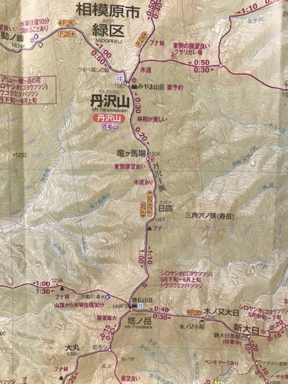 渋沢駅〜塔ノ岳〜丹沢山〜宮ヶ瀬湖までの30kmの写真4