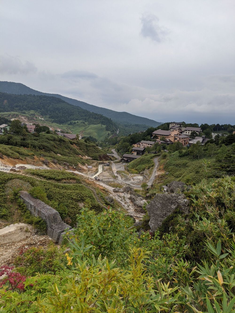 万座温泉、万プリ発着湯畑を周回の写真14