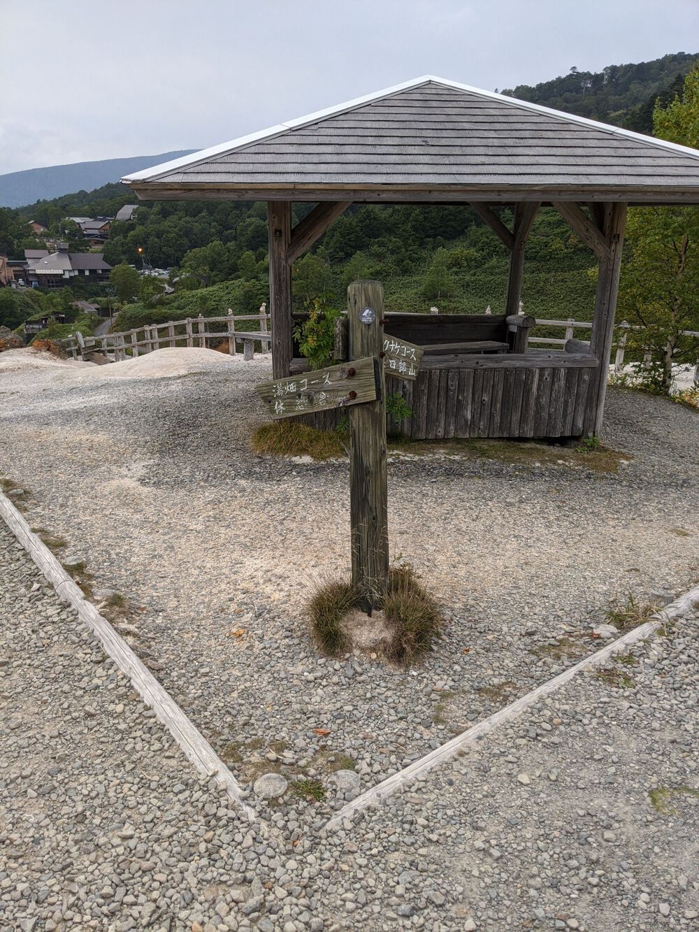 万座温泉、万プリ発着湯畑を周回の写真20