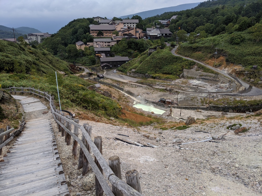 万座温泉、万プリ発着湯畑を周回の写真21