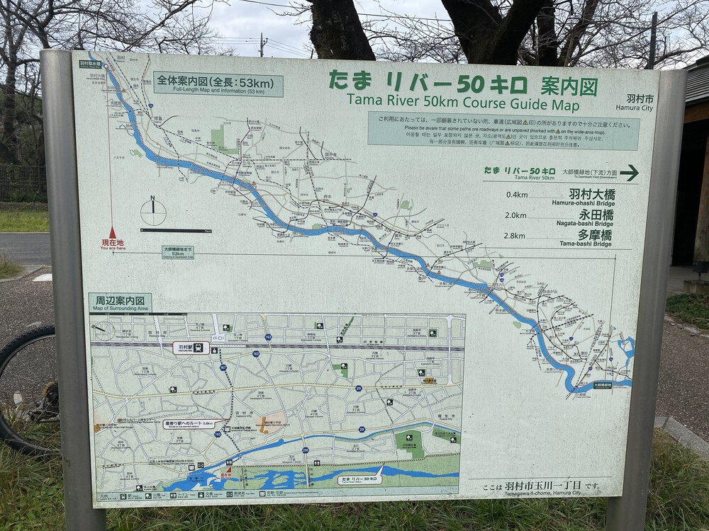 多摩川起点：羽村堰から稲城までの写真3