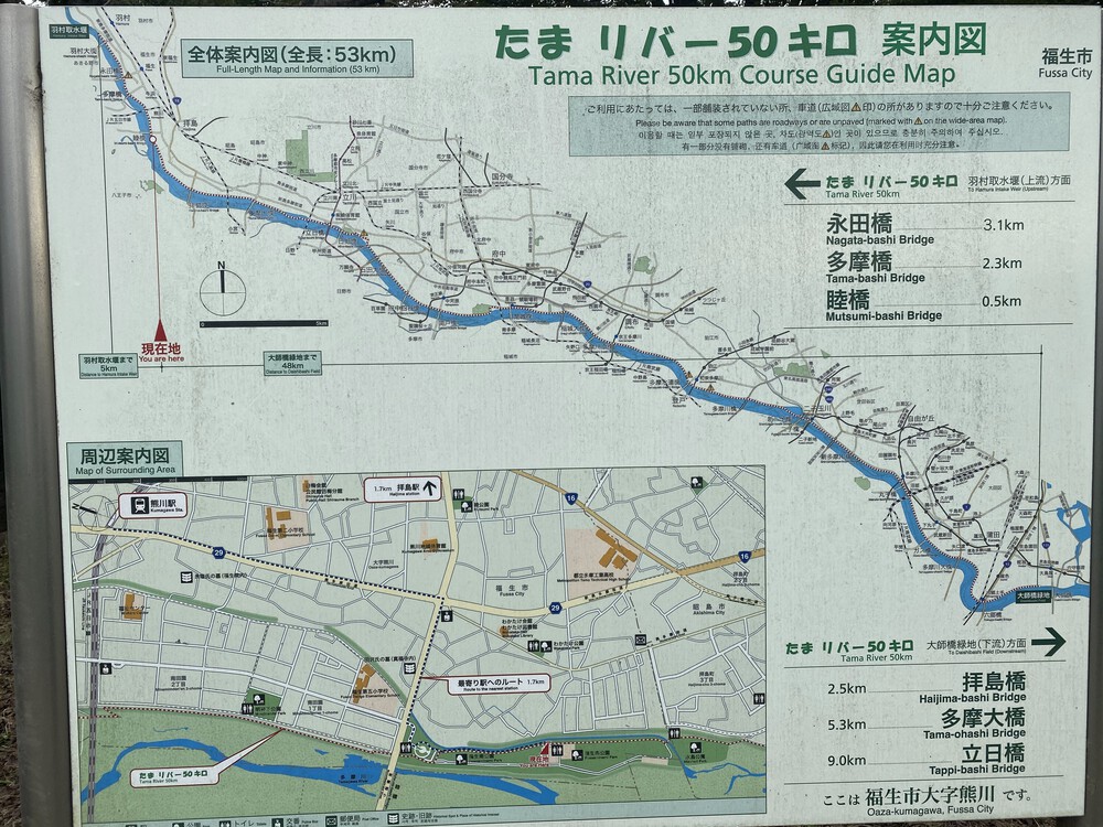 多摩川起点：羽村堰から稲城までの写真5