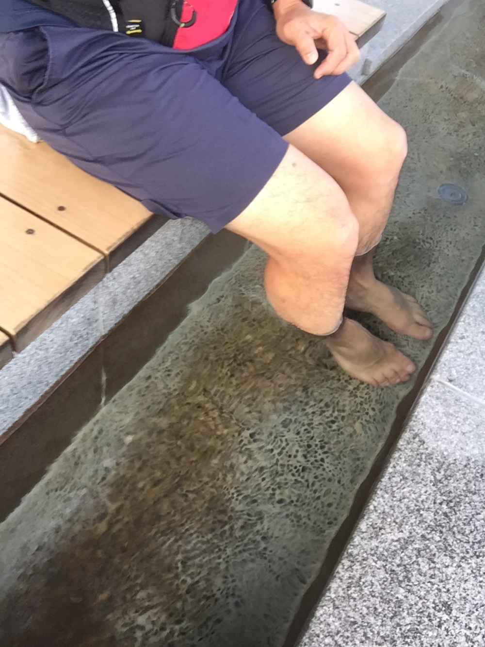 道後温泉ラン・足湯で一休みの写真4